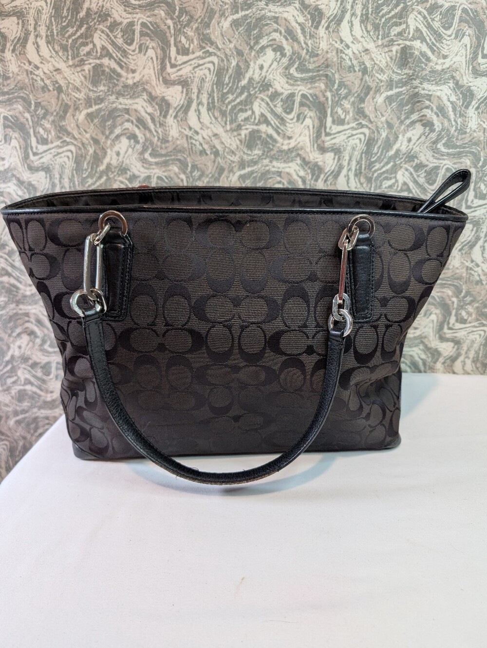 Coach Jacquard Tote Bag - Picture 2 of 10